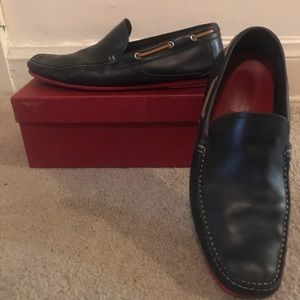 Ferragamo navy blue drivers